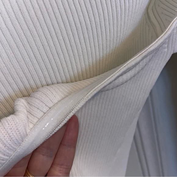 Superdown Off-white Ribbed Long-sleeve Bodysuit - Picture 3 of 5